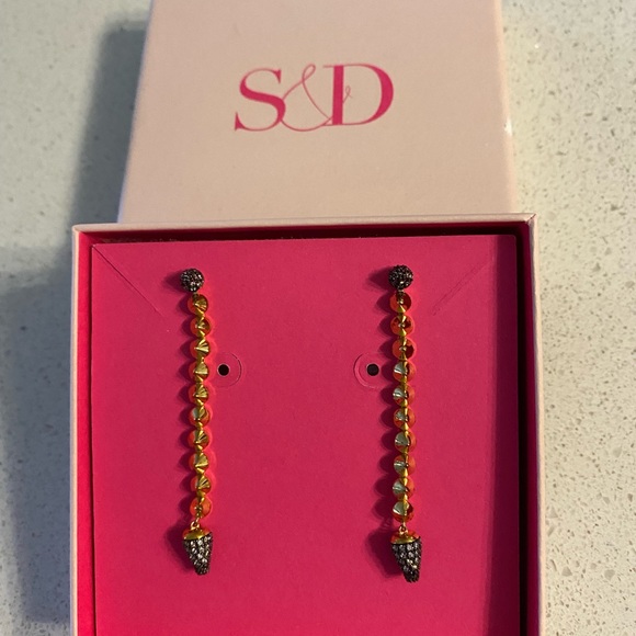 Stella and Dot earrings.  Brand new. Never worn. - Picture 2 of 3